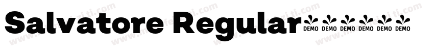 Salvatore Regular字体转换